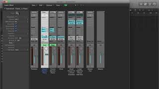 Logic Pro X with ReRoute  - Multi Instruments set-up