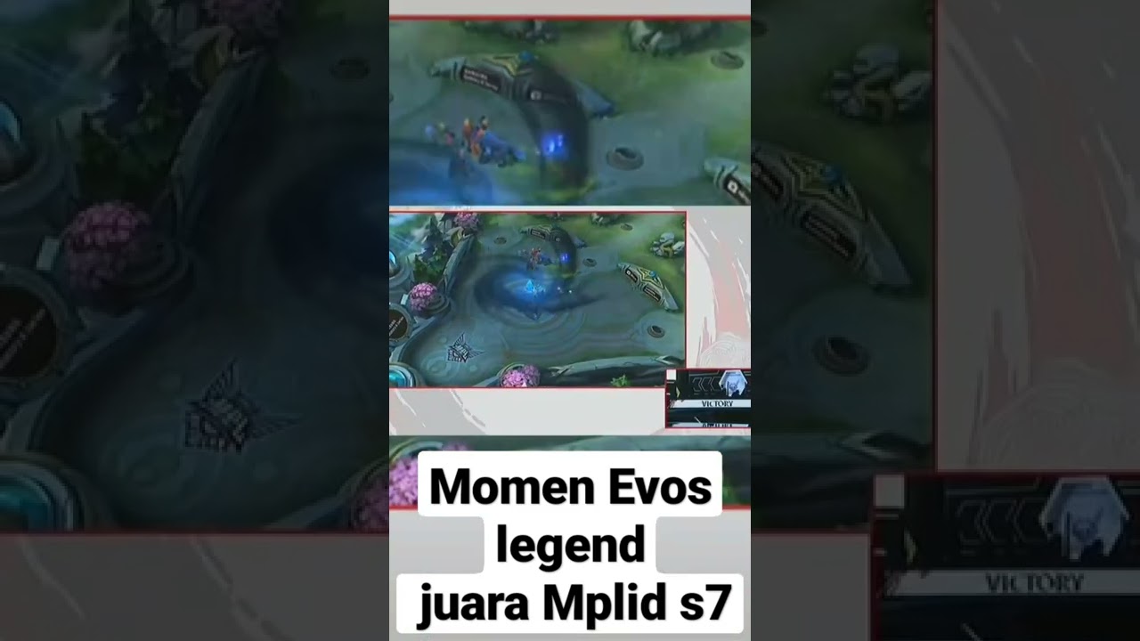 Momen Evos legends juara mplid s7.  