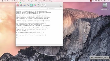 آموزش نرم افزار R - نصب نرم افزار R در Mac OS