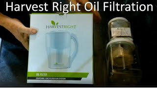 Harvest Right Oil Filtration System