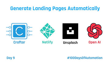 Create Landing Pages Automatically