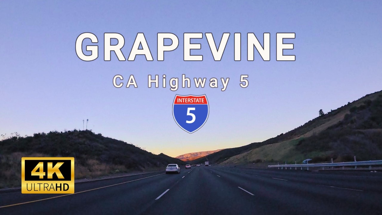 Driving The Grapevine & Tejon Pass: Interstate 5 North Bound California: ASMR