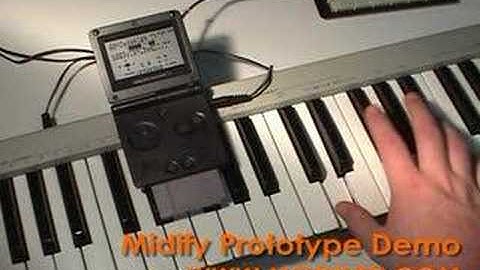 Midify Prototype Game Boy SP Demo