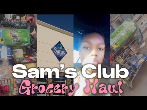 My Very First Sam’s Club Grocery Haul! - YouTube