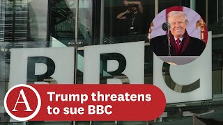 President Trump threatens to sue BBC for $1bn | ATVN Wednesday November 12, 2025
President Trump threatens to sue BBC for $1bn over speech edit. BBC executives resigned over the controversy and the organization is prepared to apologize to the president. A UC San Diego report shows that their freshmen have math skills below a middle school level. USC honors veterans in a campus event. And, a major storm is expected to hit California tomorrow and the rest of the weekend.
Credits:
Executive Producer: Makayla Idelburg
Producers: Makena Arteaga, Marco Alvarez, Victor Kevorkian
Sports Director: Anthony Bottino, Sammie Yen
Art Director: Jingheng Lin
Anchors:
News: Mary Elisabeth, Kajal Reddy Padi
Sports: Drew Yuskevich, Nikki Thomas
Weather: Chris Apy
Segment: Cordelia Weld
Multimedia Journalists:
Amy Contreras
Breeana Greenberg
Karla Cruz
Laury Li
Malcolm Caminero
Lana Diab
Loralei Rohrbach
Nari Khemchand Whitaker
Diya Sadhu
Mallory Snyder
Adam Young
Control Room:
Directors: Scott Hills
Assistant Director: Jules Cox
Floor Manager: Emma Kahn
Camera Operator: Tate Harahan
Teleprompter: Avidha Raha
TVU Operator: Aditya Thiyag
Follow us on Instagram: https://www.instagram.com/annenbergmedia/
For more Annenberg Media news go to www.uscannenbergmedia.com
Like us on Facebook: https://bit.ly/AM_on_FB
Tweet us on Twitter: https://twitter.com/AnnenbergMedia
Check out our sports coverage on Twitter: https://twitter.com/AnnMediaSports
Watch our latest Tiktoks: https://www.tiktok.com/@annenbergmedia?lang=en
Annenberg Media is a student-led multiplatform news media overseen and funded by the USC Annenberg School for Communication and Journalism. Many of the journalists are working weekly shifts in its newsroom, known as the Media Center, to fulfill curricular requirements. Annenberg Media is independent of the university administration. Please direct news tips and press releases to mediacentereditors@gmail.com President Trump threatens to sue BBC for $1bn | ATVN Wednesday November 12, 2025