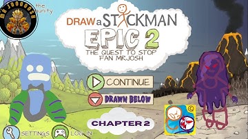 DRAW A STICKMAN: EPIC 2 CHAPTER 2 - BASIC WALKTHROUGH