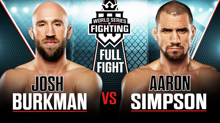 Josh Burkman vs Aaron Simpson | WSOF 2, 2013