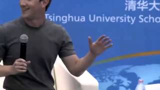 Mark Zuckerberg speaking chinese at Tsinghua University in Beijing! BEST PART