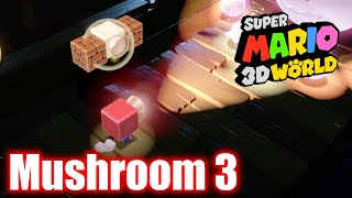 Super Mario 3D World - World Mushroom 3 - Deep-Black Jungle Drift - All Stars 100% Walkthrough screenshot 2