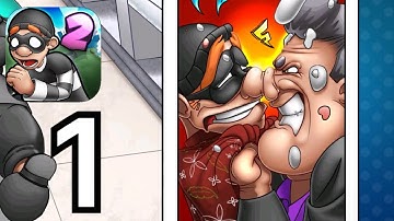 Robbery Bob 2 - Double Trouble | Gameplay Walkthrough Part 1 | Playa Mafioso | Level 1 to 10