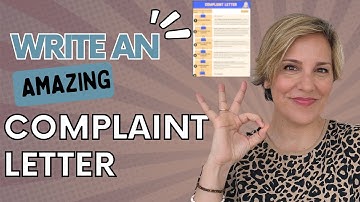 How to Write a COMPELLING COMPLAINT LETTER in English!