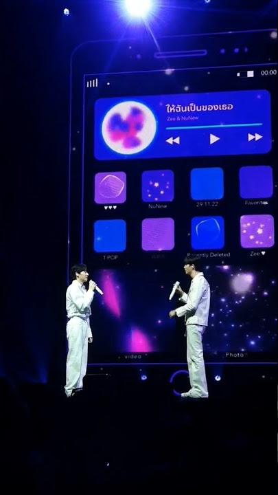 ' Be Yours ' Nu hit high note!! Vd Crd to owner! #TPOPConcertxZeeNuNew #zeenunew #zeepruk #nunew