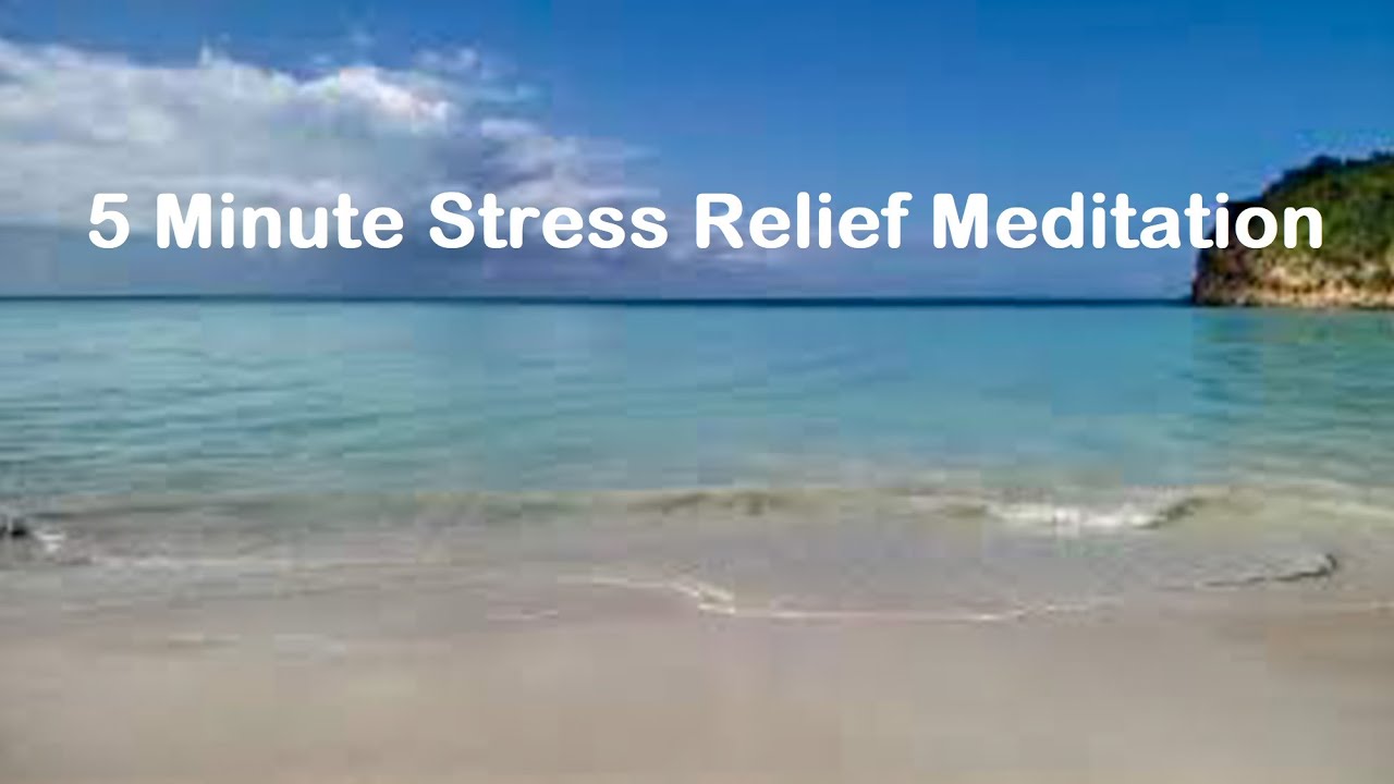 5 Minute Stress Relief Guided Meditation and Color Therapy - With ...