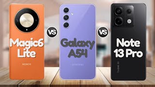 Honor Magic 6 Lite Vs Samsung A54 Vs Redmi Note 13 Pro | @Eficientechs 👈👀