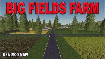 “BIG FIELDS FARM” NEW MOD MAP! Farming Simulator 19 PS5 MAP TOUR (Review) FS19.