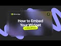 Embed Your Widget in WordPress (CMS) — Mirror App