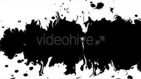 Several Ink Drops From Right To Left on Wet Paper 02 | Stock Footage - Envato elements