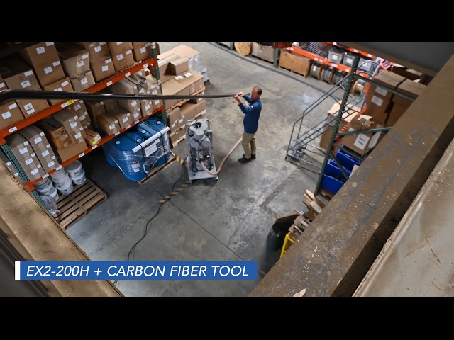 Goodway® | Using the Carbon Fiber Accessory with the EX2-200H Explosion Proof Vacuum