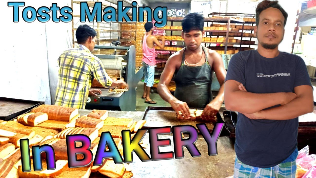 Toast making in bakery|bakery business plan|Toast Factory|bakery business|bakery my love