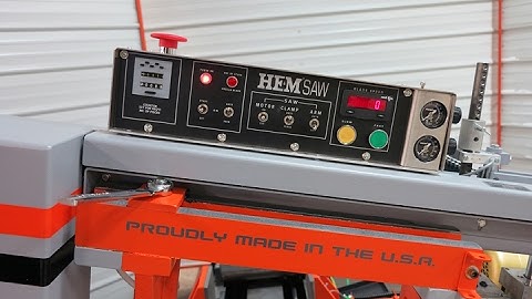 HE&M Saw Horizontal A-1 – Control Operation Tutorial