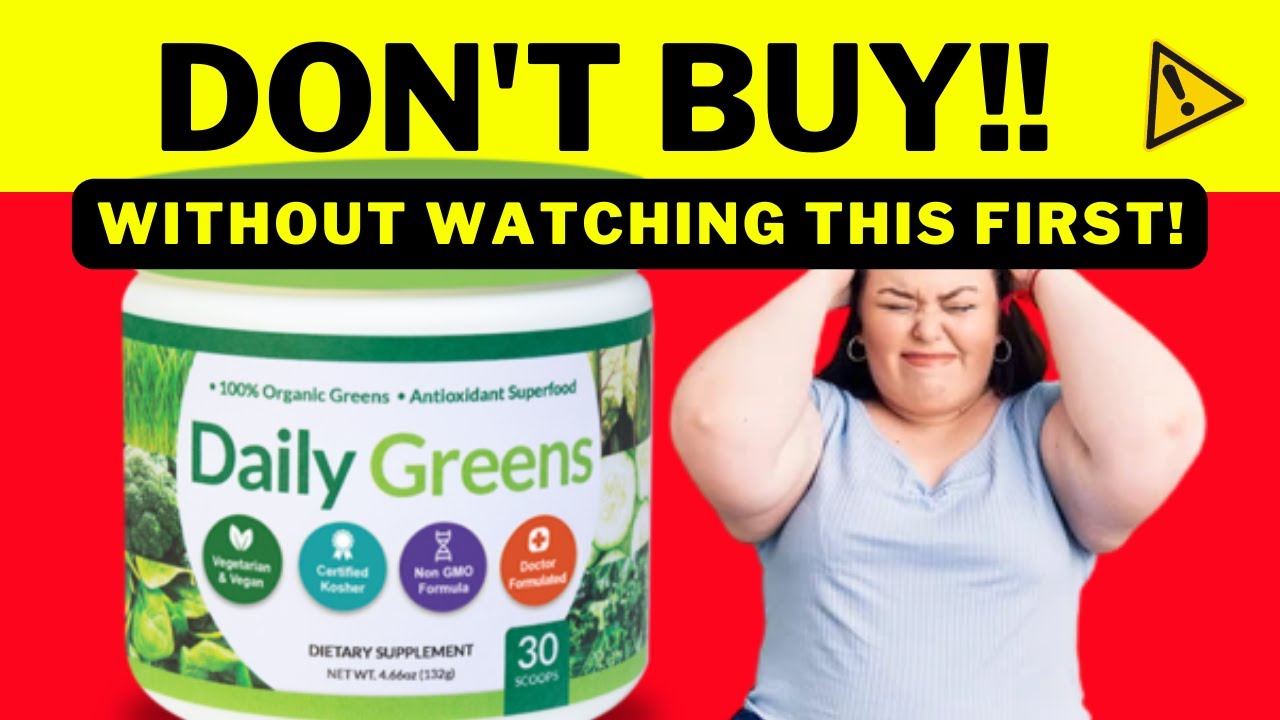 🚨⚠️ Daily Greens Works? ((CAREFUL!!)) daily greens review daily greens