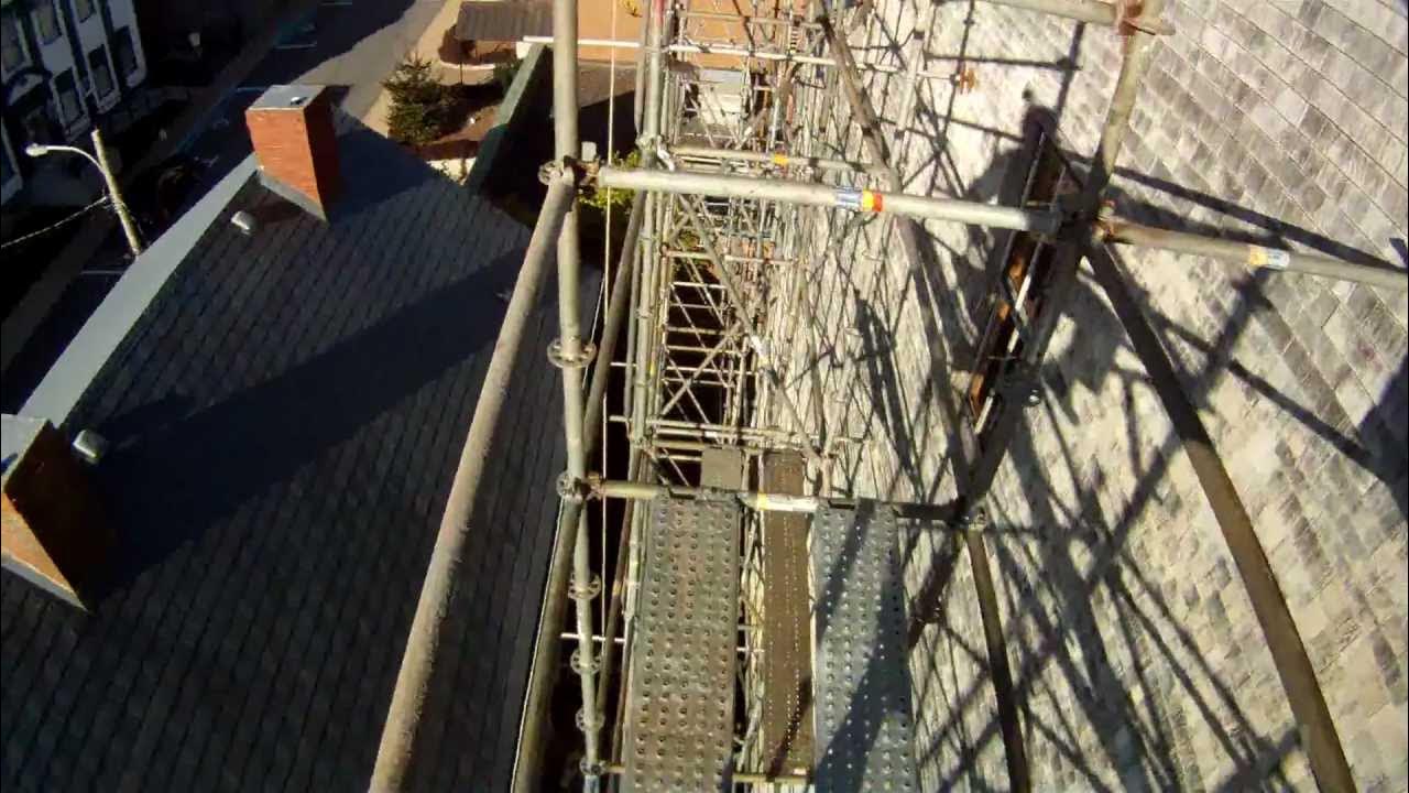 Lunenburg Nova Scotia Opera House Scaffold Climb YouTube