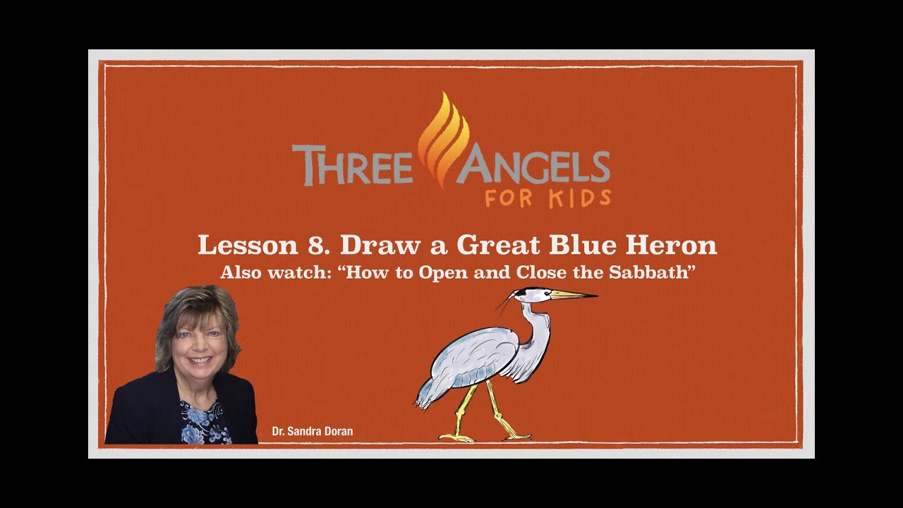 Draw a Great Blue Heron