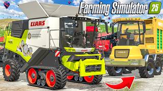 Harvesting 700,000L of WHEAT & BARLEY | MONTANA 4X | Farming Simulator 25