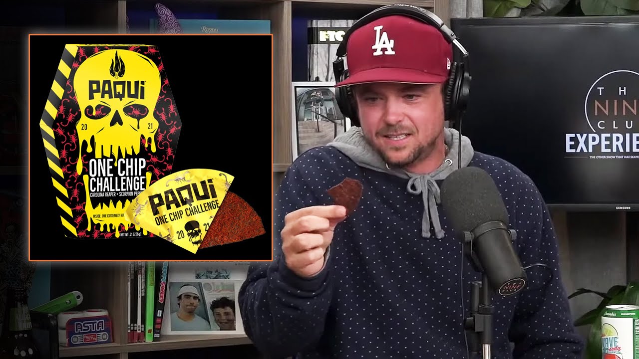 Justin Eldridge Eats A Paqui Chip • "One Chip Challenge" YouTube