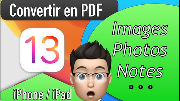 TOUT CONVERTIR EN PDF (enfin presque) - Sans application - iPad et iPhone - iOS | iPadOS