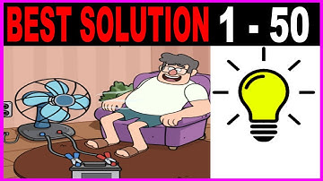 Brain Over - Genius IQ Test level 1 to 50 Full Game Walkthrough Answers - All Levels Gameplay