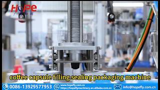 coffee capsule filling sealing packaging machine