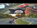 Nordschleife | Yamaha R6 chasing McLaren P1 & Seat Leon Cupra