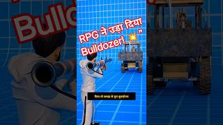 9MM vs Sniper vs RPG | Bulldozer Test 😳 #shorts #shortsfeed