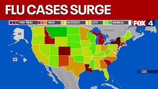 Pediatric flu cases on the rise in North Texas
