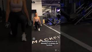 Draya Michelle FULL Body Workout. Instagram Story (27/7/20)