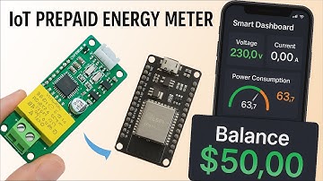 Advanced IoT Prepaid Energy Meter using ESP32 & PZEM-004T with Professional Web Dashboard