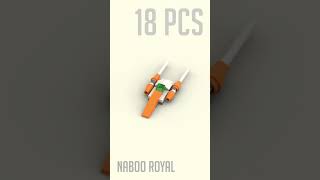 A Star Wars Naboo Royal Shuttle With Only 18 Bricks Lego 9509