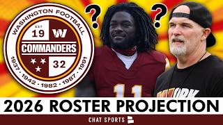 Commanders 2026 Roster Projection: 53-Man Roster & Practice Squad Outlook Before Training Camp