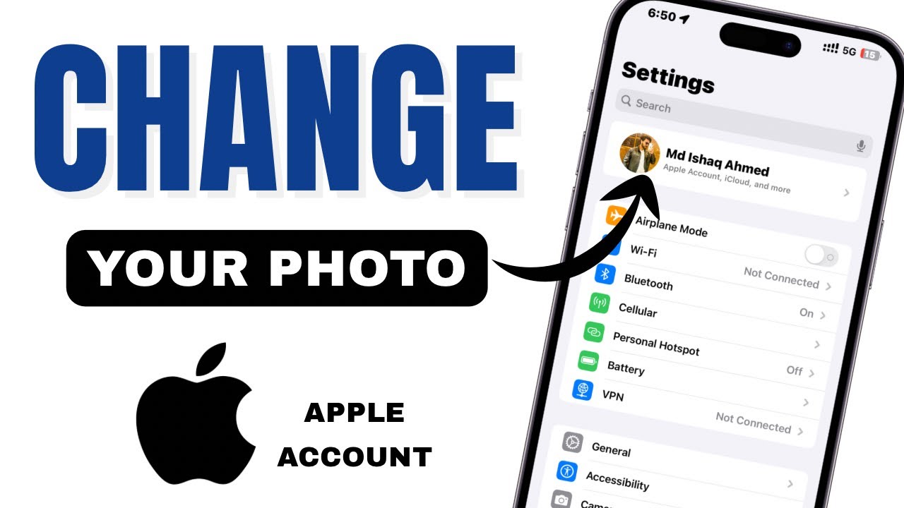 How To Change Photo On Apple Account | Apple ID Me Profile Picture Kaise Change Kare