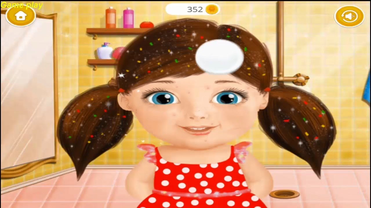 Fun Care - Sweet Baby Girl Beauty Salon- Hair Care, Nail Spa, Makeup & Dress Up - Gameplay