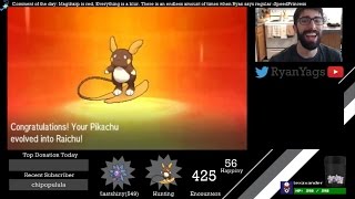 Shiny Pichu via SOS evolves into Alolan Raichu in Pokemon Sun and Moon
Check out Twitch for more Shiny Hunting on our regular Livestreams!
Mon-Fri 6pm, Sat&Sun 1pm EST http://www.twitch.tv/RyanYags
Subscribe: http://www.youtube.com/channel/UCRa1u5LHoBrP32PTUpSXc2A?sub_confirmation=1
Twitter: http://www.twitter.com/RyanYags
Be sure to LIKE and Subscribe! Shiny Pichu via SOS evolves into Alolan Raichu in Pokemon Sun and Moon
