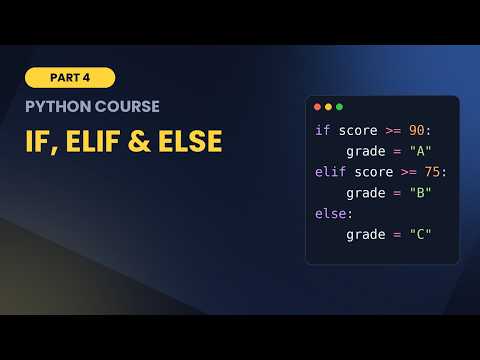Python If Statements for Beginners – Make Your Code Decide (Part 4) #python #pythontutorial #coding
