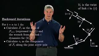 Modern Robotics, Chapter 8.3:  Newton-Euler Inverse Dynamics screenshot 5
