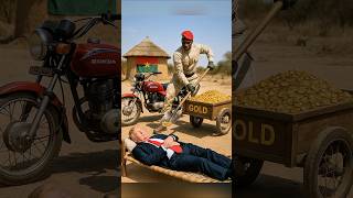 Ibrahim Traoré Mining Gold Cart 😂 Trump Sleeping in Burkina Faso🇧🇫 Comedy Africa Gold #funny #memes