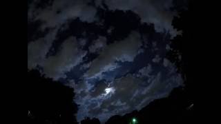 Full Moon With Clouds Timelapse