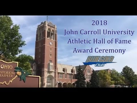 John Carroll University Athletic Hall of Fame Ceremony  2018