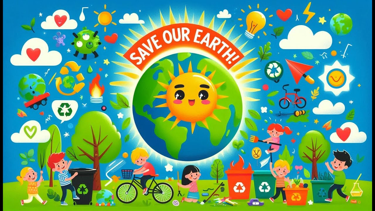 The Earth is Getting Hot – Global Warming Song for Kids | Save Our Planet 🌍♻️