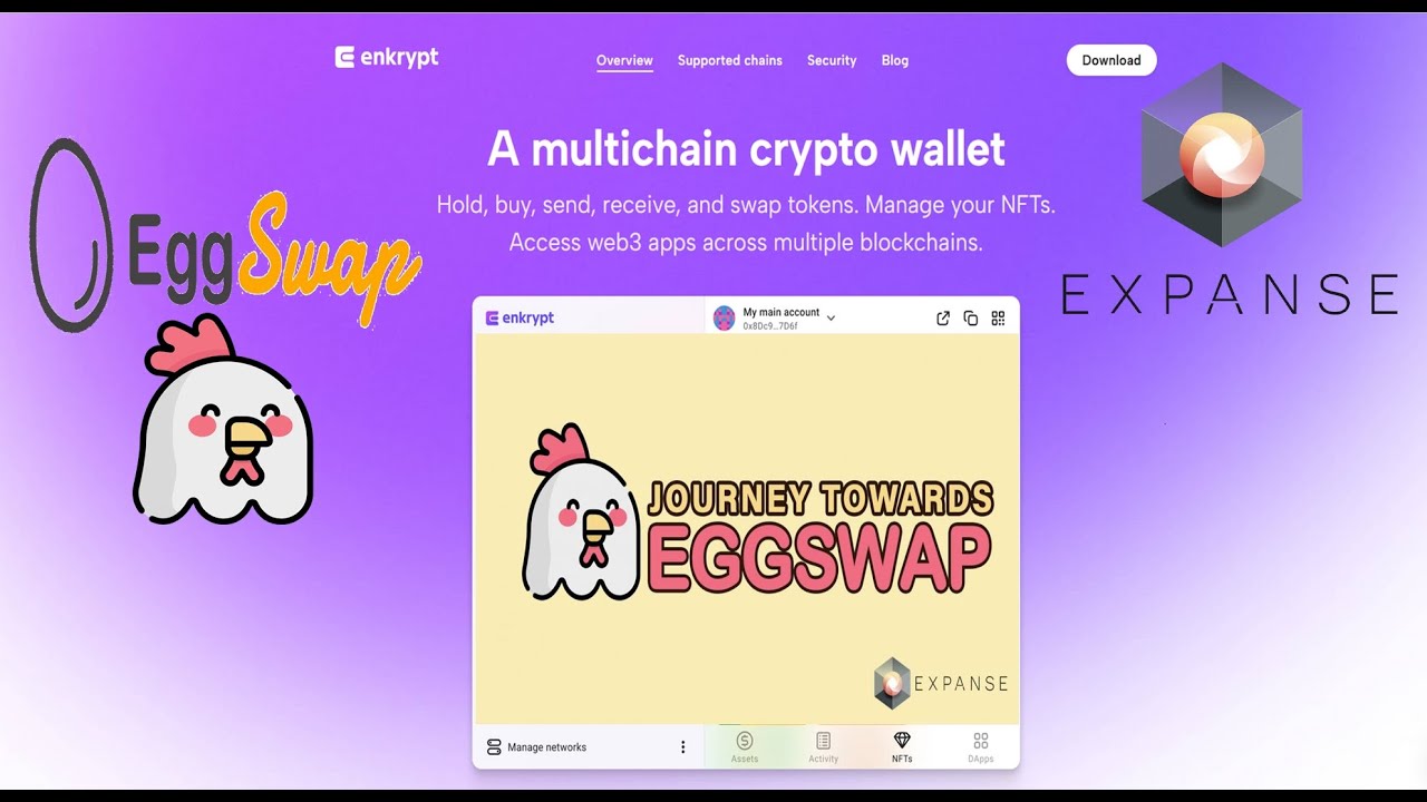 Testing Enkrypt Wallet on EggSwap