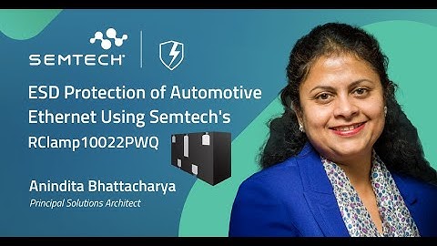 ESD protection of automotive ethernet using Semtech